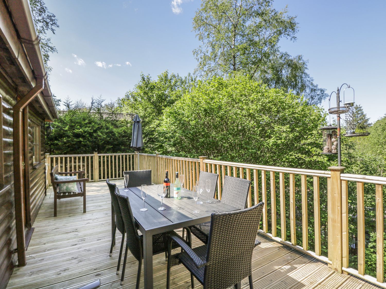 Outdoor dining area