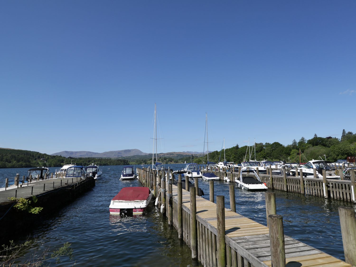 Lake Windermere from the marina